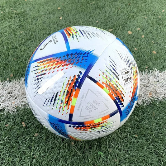 Soccer Balls Official Size 5 PU Material Seamless Goal Team Outdoor Match Game Football Training Ballon De Foot High Quality