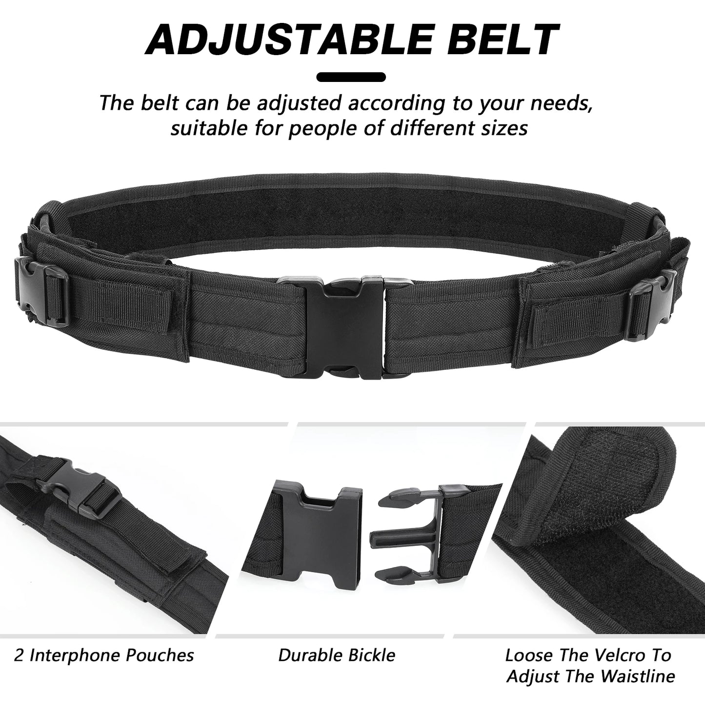 Tactical Vest - Multi-Pocket for Airsoft, Hunting,