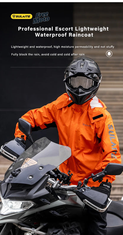 Waterproof Rain Gear Reflective  Rain Coats Lightweight