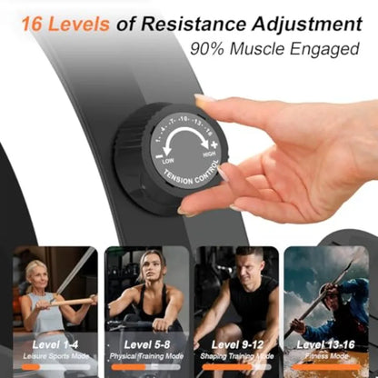 Magnetic Rowing Machine with 77lbs High Resistance