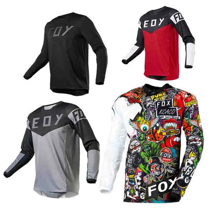 2024 Motocross fox Jersey Mtb Downhill cycle Jeresy