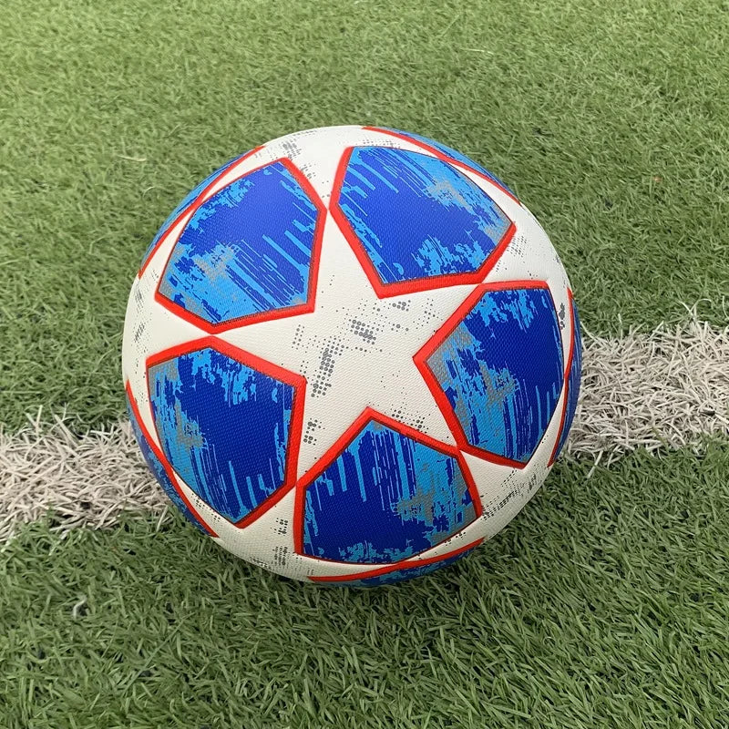 Soccer Balls Official Size 5 PU Material Seamless Goal Team Outdoor Match Game Football Training Ballon De Foot High Quality