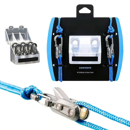 Outdoor Rope tension Adjuster with 6 Hooks