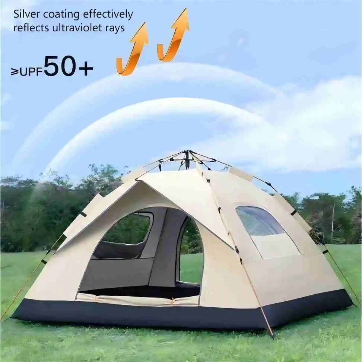 Sunshade Tent with Two doors and two windows