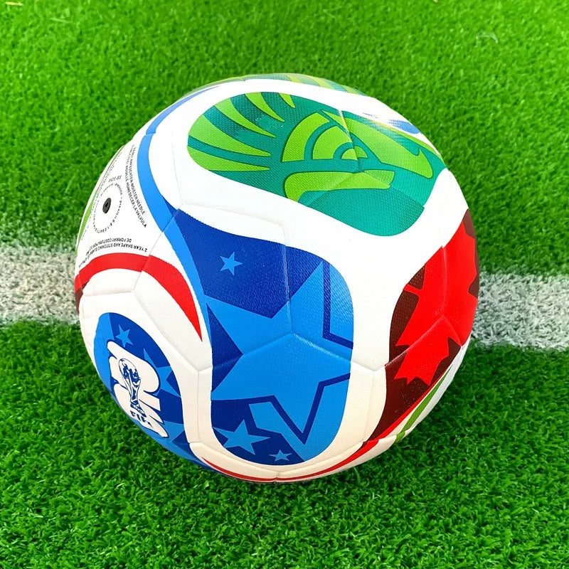 Soccer Balls Official Size 5 PU Material Seamless Goal Team Outdoor Match Game Football Training Ballon De Foot High Quality